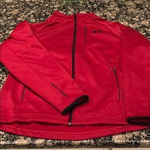 Under Armour zip up jacket.
